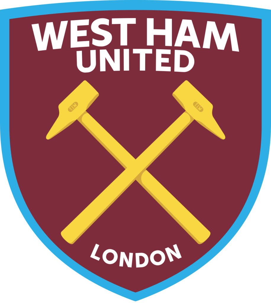 Escudo do West Ham United.