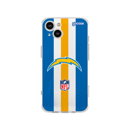 Capinha de Celular dos Los Angeles Chargers, licenciada pela empresa Toca-se